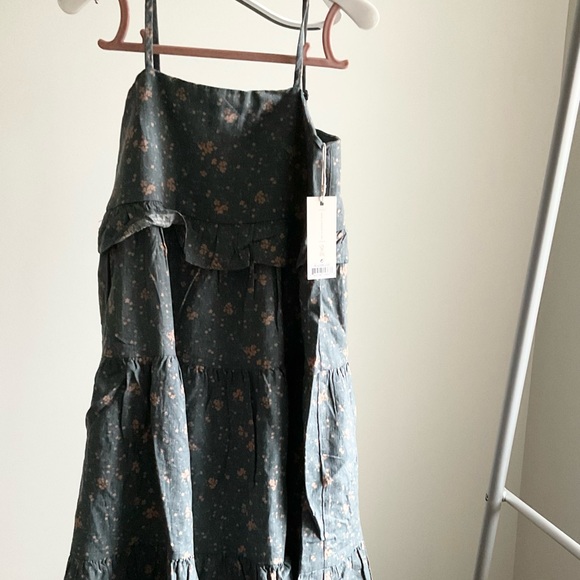New Rylee Cru aubrey dress | dark floral 4-5y - Picture 2 of 3